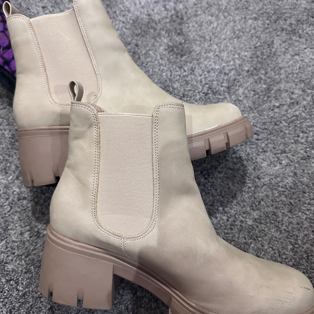 Women's Beige Ankle Boots